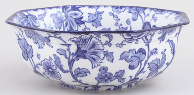 Bowl octagonal c1920s